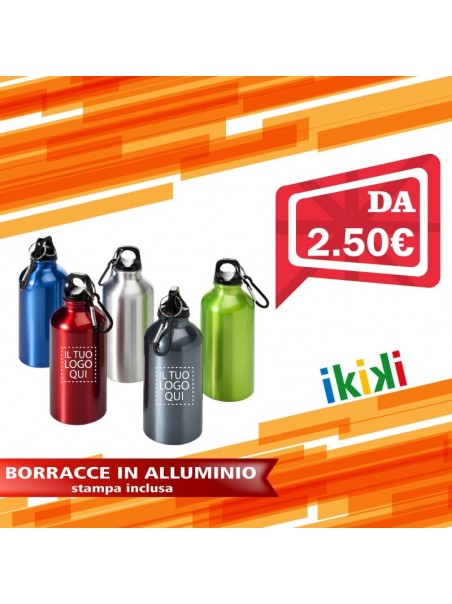 borraccia in alluminio 400 ML