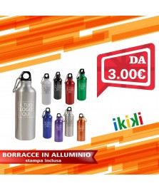 borraccia in alluminio 500 ml