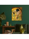 Bacio di Klimt - Quadro su Tela - Verticale