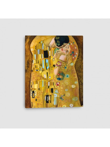 Bacio di Klimt - Quadro su Tela - Verticale