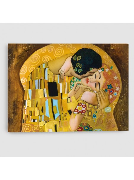 Bacio di Klimt - Quadro su Tela - Rettangolare