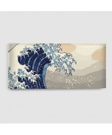 La grande onda - Quadro su Tela - Orizzontale