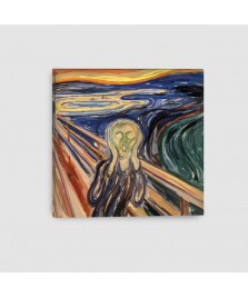 Urlo di Munch - Quadro su Tela - Quadrato