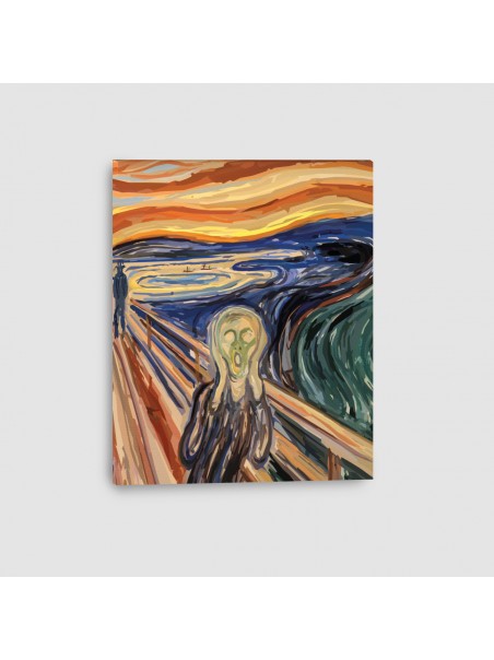 Urlo di Munch - Quadro su Tela - Verticale