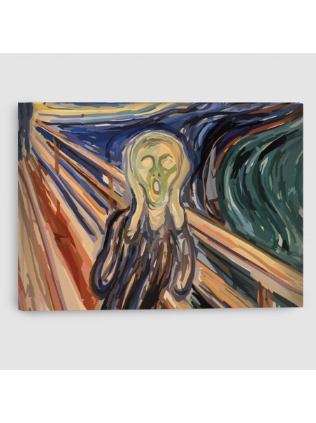 Urlo di Munch - Quadro su Tela - Rettangolare