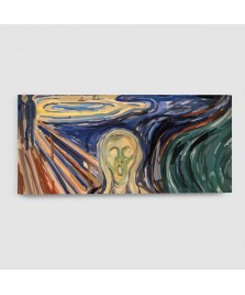 Urlo di Munch - Quadro su Tela - Rettangolare