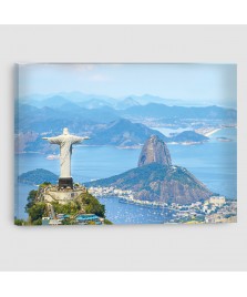 Cristo Redentore, Rio de Janeiro, Brasile - Quadro su Tela -