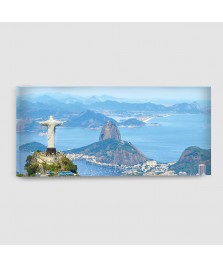 Cristo Redentore, Rio de Janeiro, Brasile - Quadro su Tela -