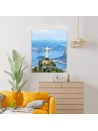 Cristo Redentore, Rio de Janeiro, Brasile - Quadro su Tela -