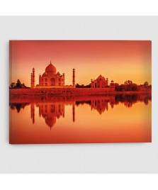 Taj Mahal, Agra, India - Quadro su Tela - Rettangolare