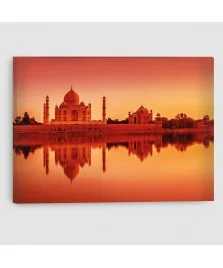 Taj Mahal, Agra, India - Quadro su Tela - Rettangolare