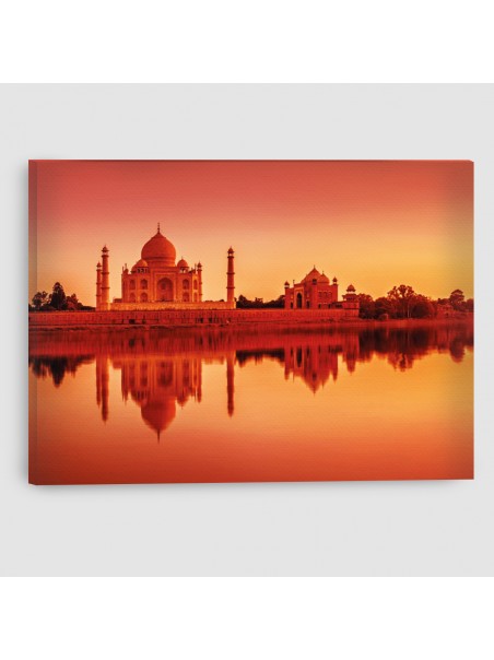 Taj Mahal, Agra, India - Quadro su Tela - Rettangolare