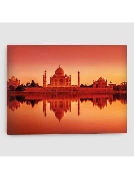 Taj Mahal, Agra, India - Quadro su Tela - Rettangolare