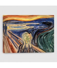 Urlo di Munch - Quadro su Tela - Rettangolare