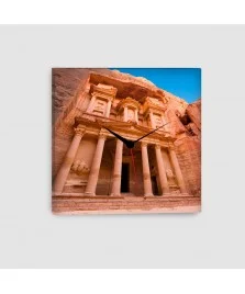 Al Khazna, Petra, Giordania - Quadro su Tela - Quadrato