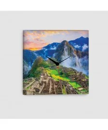 Machu Picchu, Cusco, Perù - Quadro su Tela - Quadrato