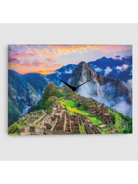 Machu Picchu, Cusco, Perù - Quadro su Tela - Rettangolare