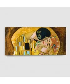 Bacio di Klimt - Quadro su Tela - Rettangolare