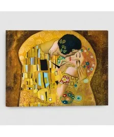 Bacio di Klimt - Quadro su Tela - Rettangolare