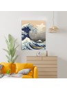 La grande onda - Quadro su Tela - Verticale