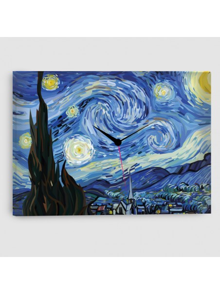 Notte Stellata di Van Gogh- Quadro su Tela - Orizzontale con