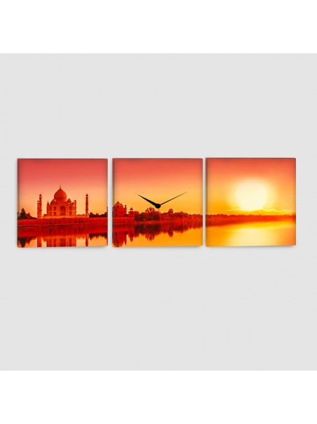 Taj Mahal, Agra, India - Quadro su Tela - 3 pannelli con