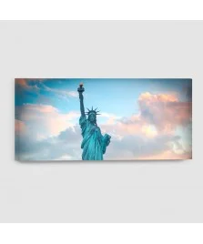 New York, Statua della Libertà - Quadro su tela - Rettangolare
