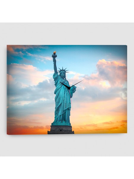 New York, Statua della Libertà - Quadro su tela - Rettangolare