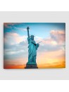 New York, Statua della Libertà - Quadro su tela - Rettangolare
