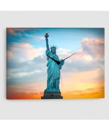 New York, Statua della Libertà - Quadro su tela - Rettangolare