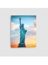 New York, Statua della Libertà - Quadro su tela - Verticale