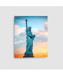 New York, Statua della Libertà - Quadro su tela - Verticale con