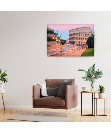 Roma, Colosseo - Quadro su tela - Rettangolare