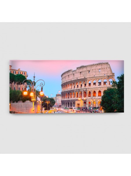 Roma, Colosseo - Quadro su tela - Rettangolare
