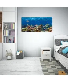 Pesci Tropicali - Quadro su tela - Rettangolare