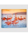 Fenicotteri - Quadro su tela - Rettangolare