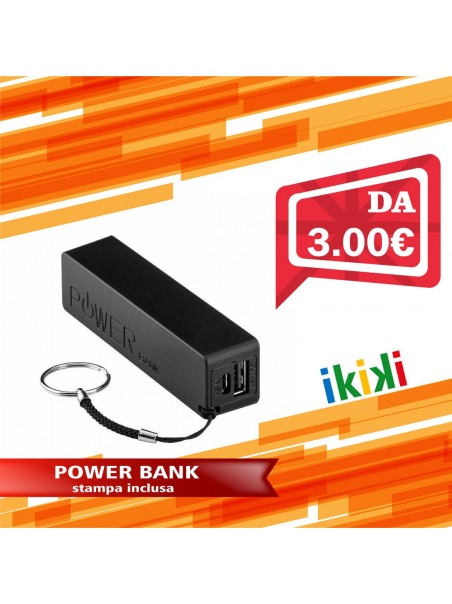 POWER BANK 2200 mah PERSONALIZZATA