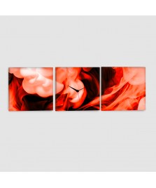 Astratto Fumo Rosso - Quadro su tela - Composto