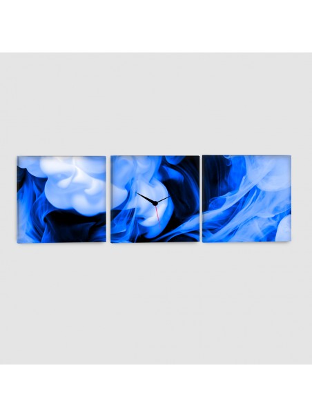 Astratto Fumo Blu - Quadro su tela - Composto