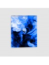 Astratto Fumo Blu - Quadro su tela - Verticale