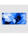 Astratto Fumo Blu - Quadro su tela - Rettangolare