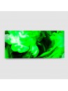 Astratto Fumo Verde - Quadro su tela - Rettangolare
