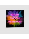 You are flowers on the road - Quadro su tela - Quadrato