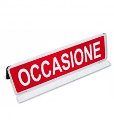 CARTELLO MAGNETICO DOPPIO 43X14 CM PERSONALIZZATO