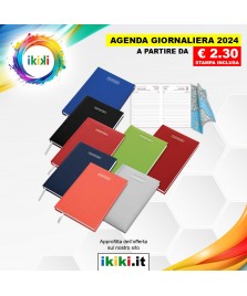 AGENDA GIORNALIERA 15X21CM 2024