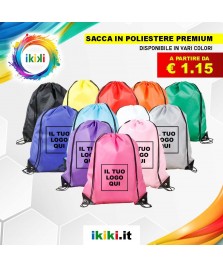 Sacche in Poliestere PREMIUM vari colori