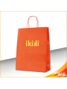 Shopper in carta manico cordino - Arancione 1 colore