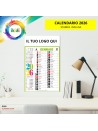 Calendario Olandese Color 2026 Personalizzato con Stampa Inclusa