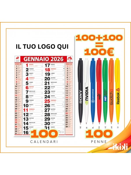 100 Calendari + 100 Penne