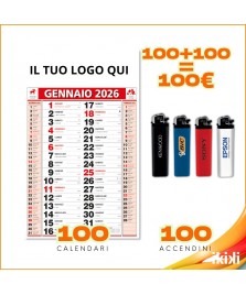 100 Calendari + 100 Accendini